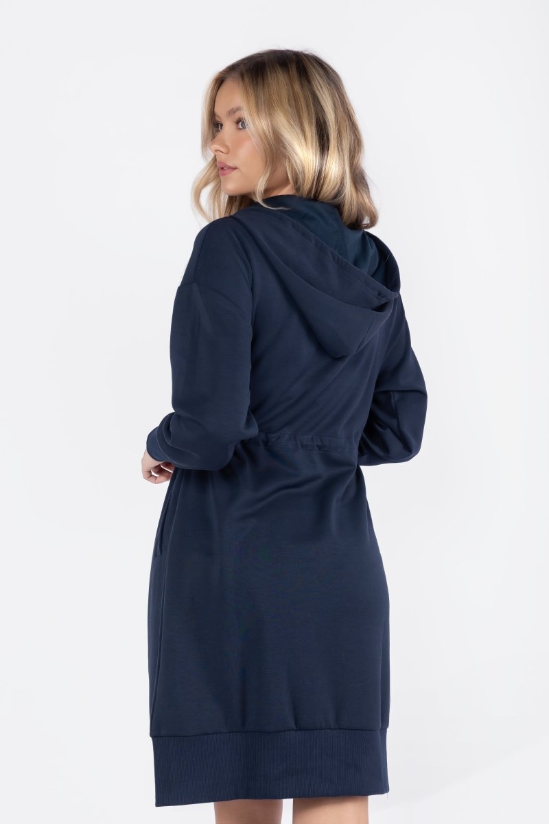 Mina Dress 40&quot; (Navy) - Dress - Yakira Bella