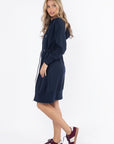 Mina Dress 40" (Navy) - Dress - Yakira Bella