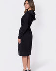 Mina Dress 42" (Black) - Dress - Yakira Bella