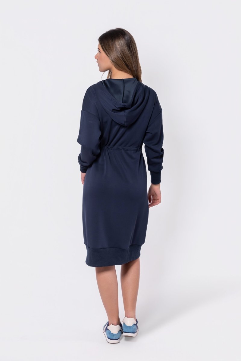 Mina Dress 42" (Navy) - Dress - Yakira Bella