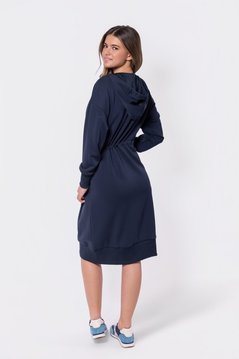 Mina Dress 42" (Navy) - Dress - Yakira Bella