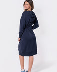 Mina Dress 42" (Navy) - Dress - Yakira Bella