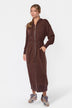 Mina Dress 50" (Dark Brown)