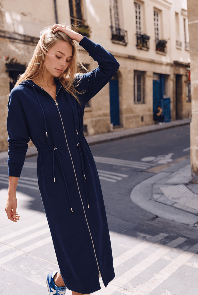 Mina Dress 50" (Navy) - Dress - Yakira Bella