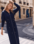 Mina Dress 50" (Navy) - Dress - Yakira Bella