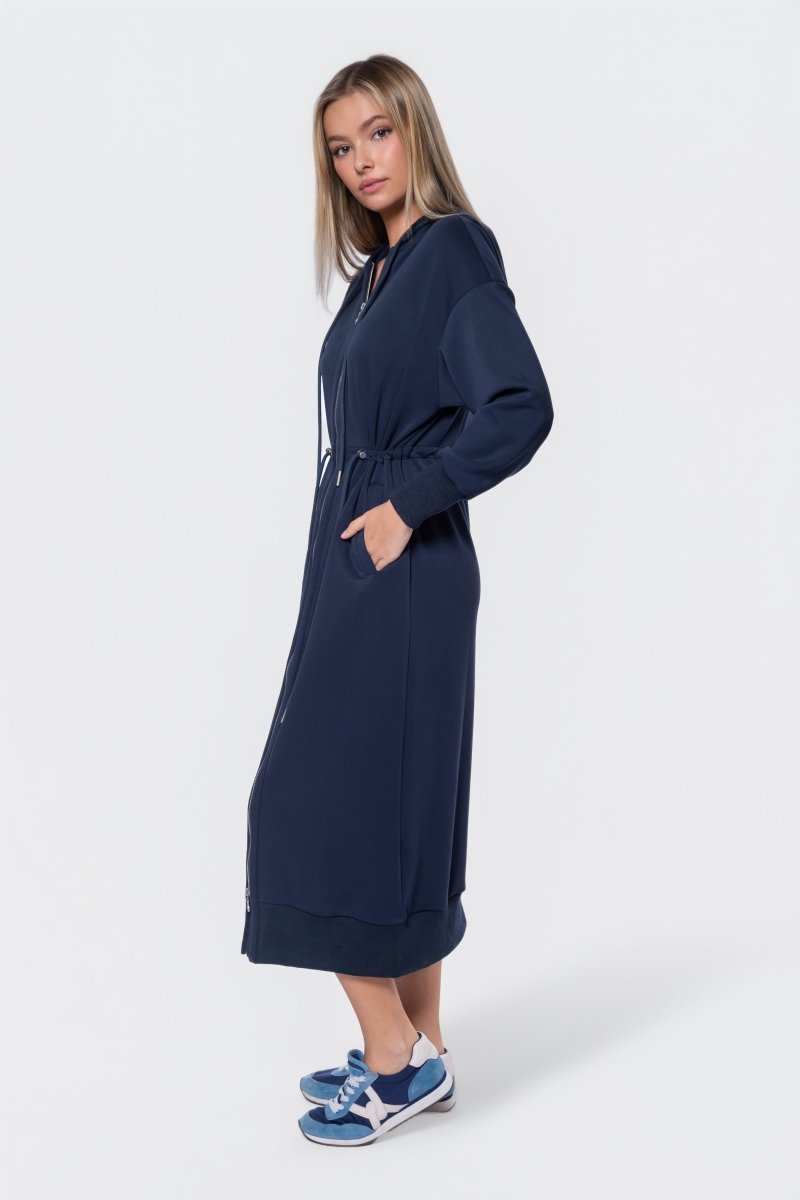 Mina Dress 50" (Navy) - Dress - Yakira Bella