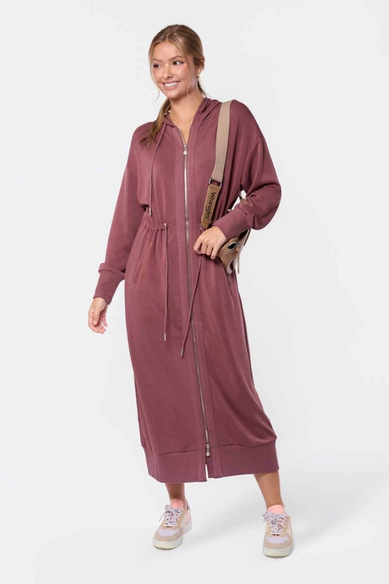 Mina Dress 50" (Plum) - Dress - Yakira Bella