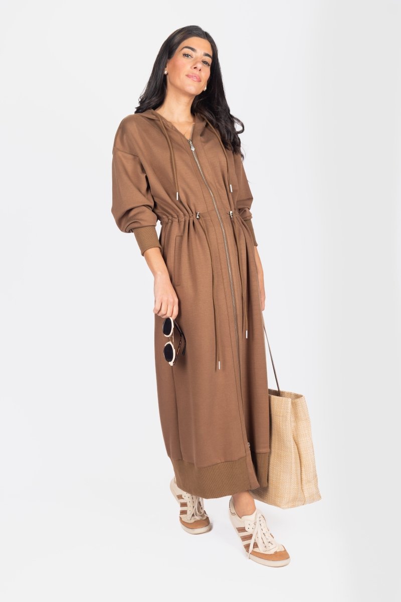 MINA DRESS (BROWN) - Dress - Yakira Bella