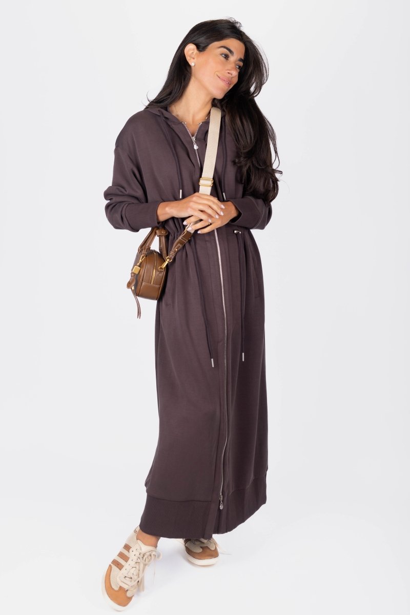 Mina Dress (Dark Plum) - Dress - Yakira Bella