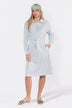Mina Half Zip Dress 42" (Mint)