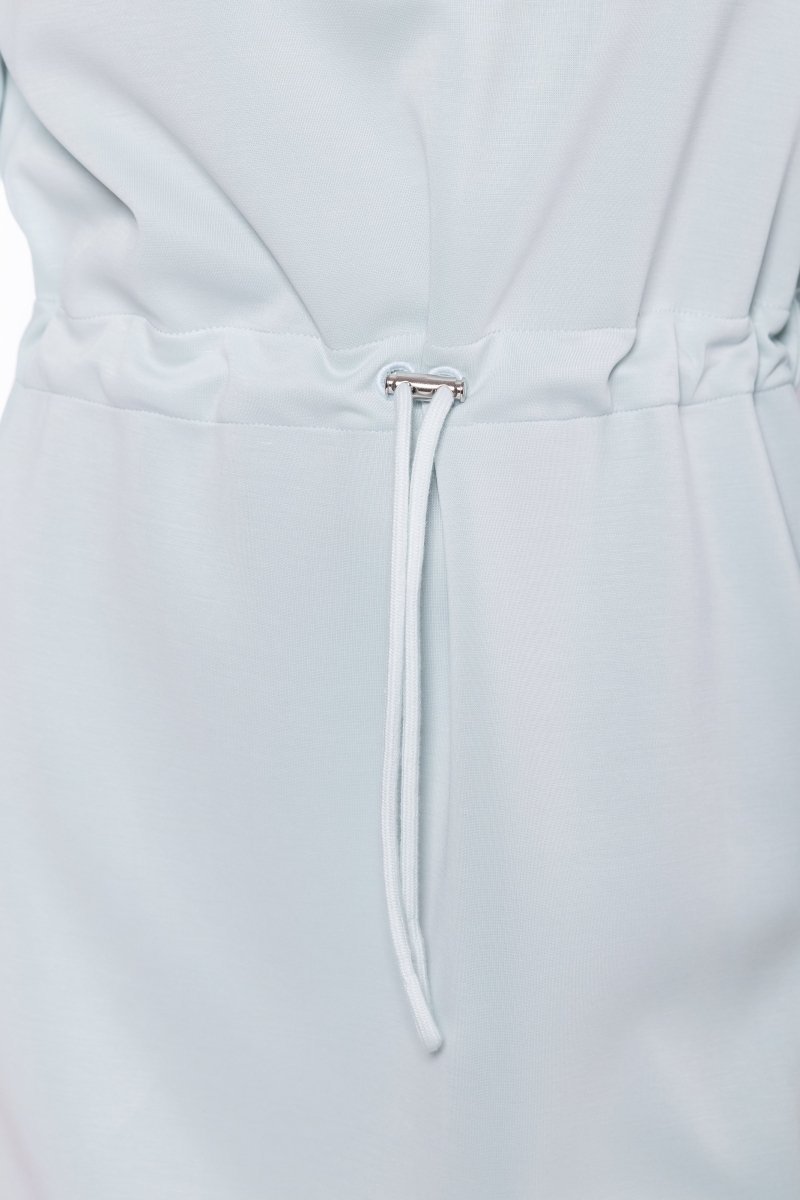 Mina Half Zip Dress 42" (Mint) - Dress - Yakira Bella