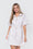 Mina Half Zip Dress Short Sleeve 37" (Ivory Heather) - Dress - Yakira Bella