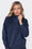 Mina Half Zip Top (Navy) - Top - Yakira Bella