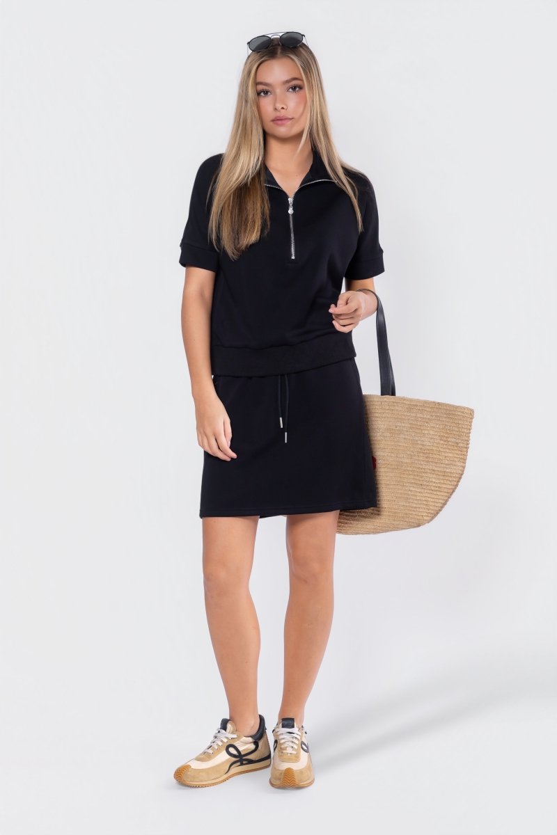 Mina Skirt 20" (Black) - Skirt - Yakira Bella