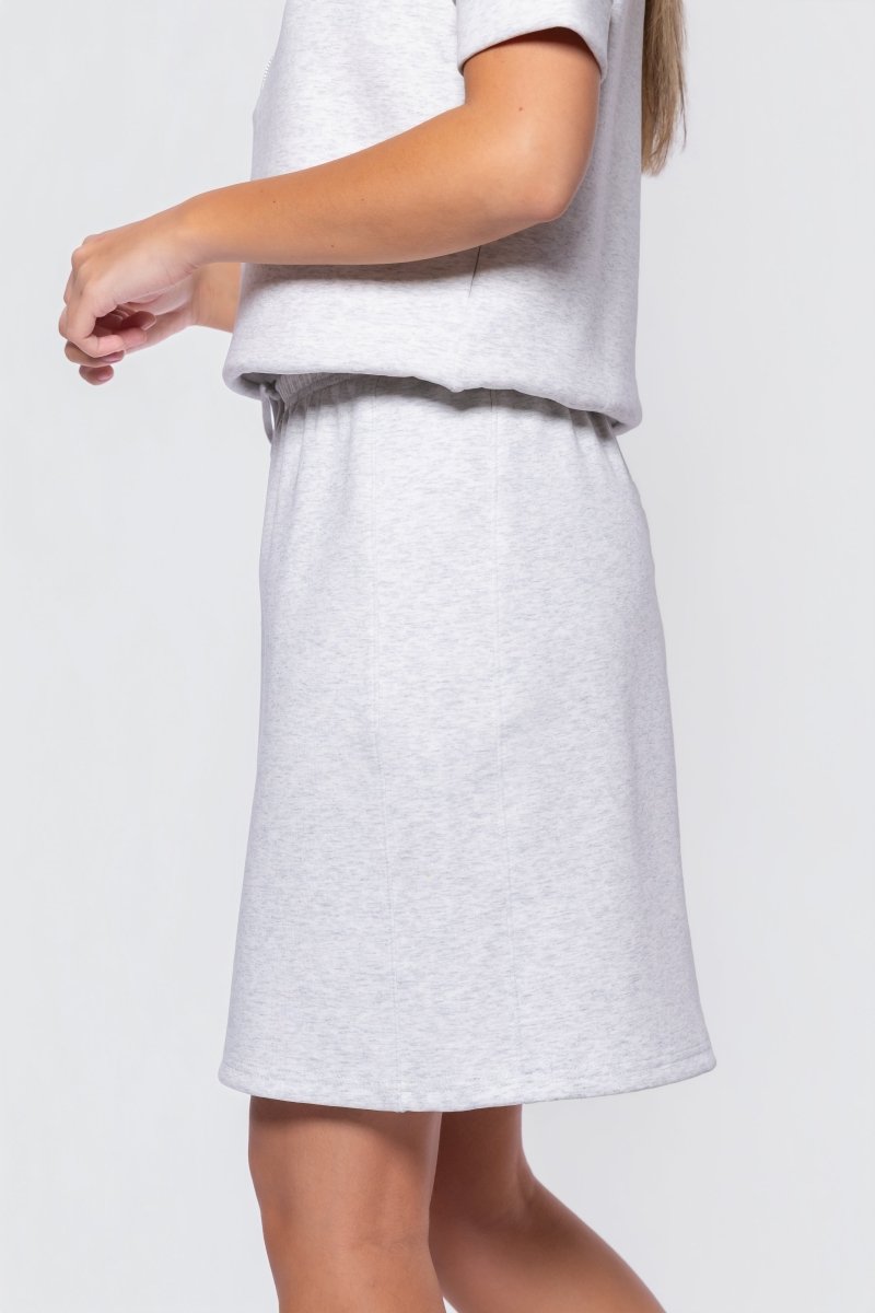 Mina Skirt 20" (Light Grey) - Skirt - Yakira Bella