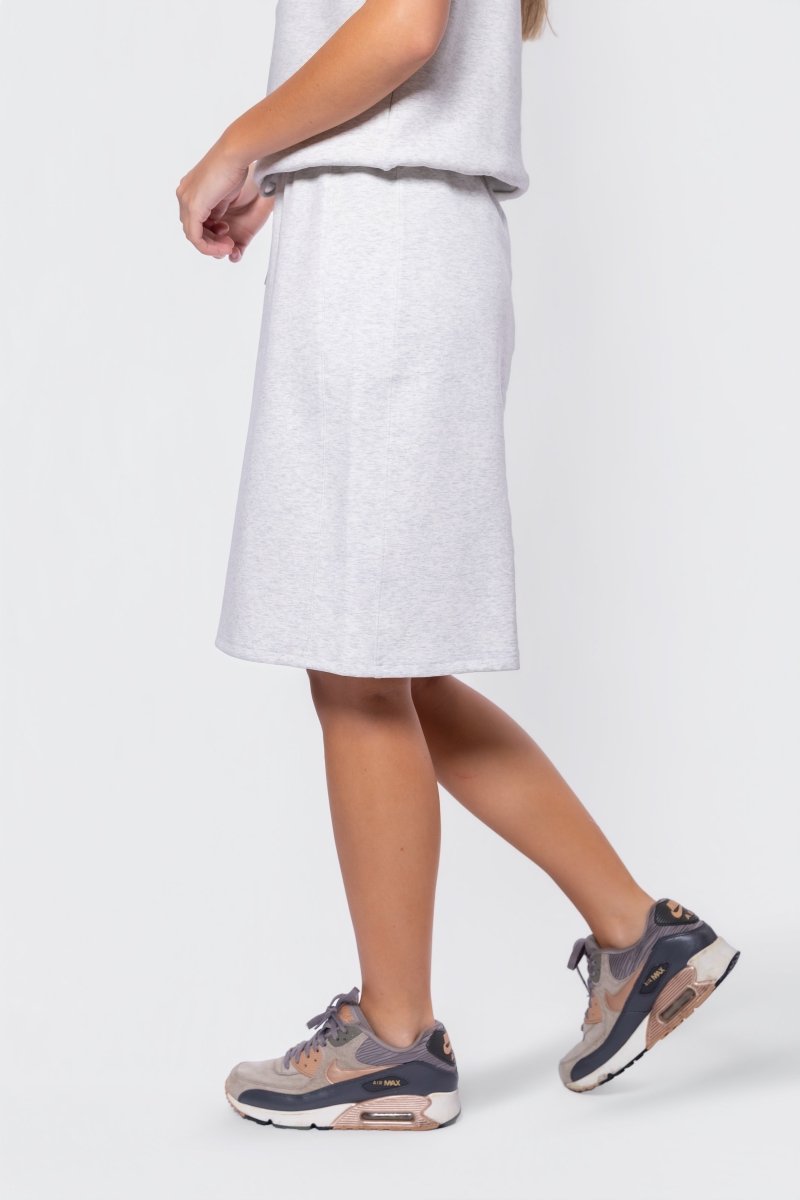Mina Skirt 23" (Light Grey) - Skirt - Yakira Bella