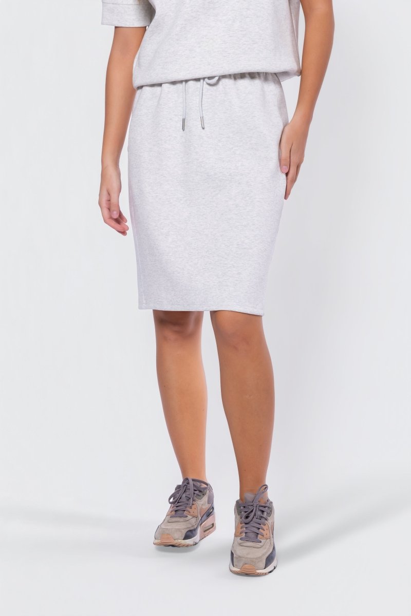 Mina Skirt 23" (Light Grey) - Skirt - Yakira Bella