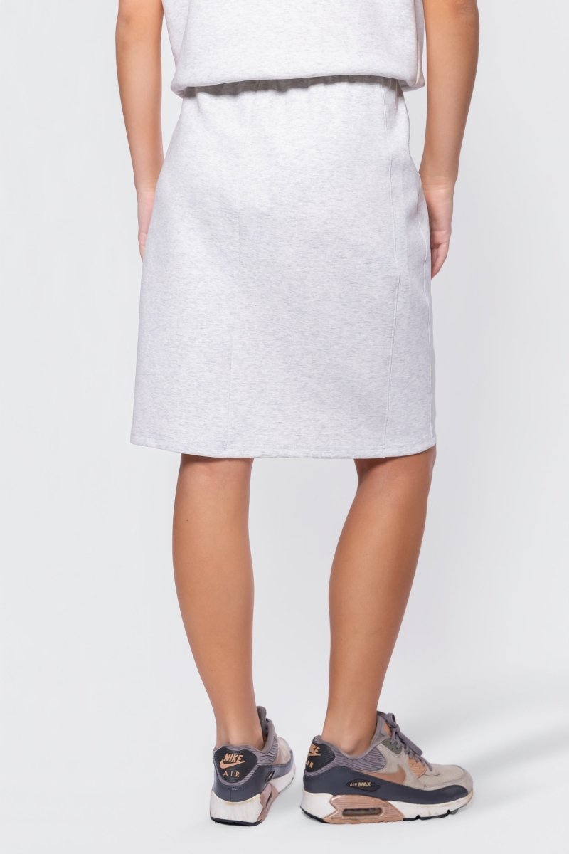 Mina Skirt 23" (Light Grey) - Skirt - Yakira Bella