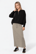 Mina Skirt 35" (Light Beige)