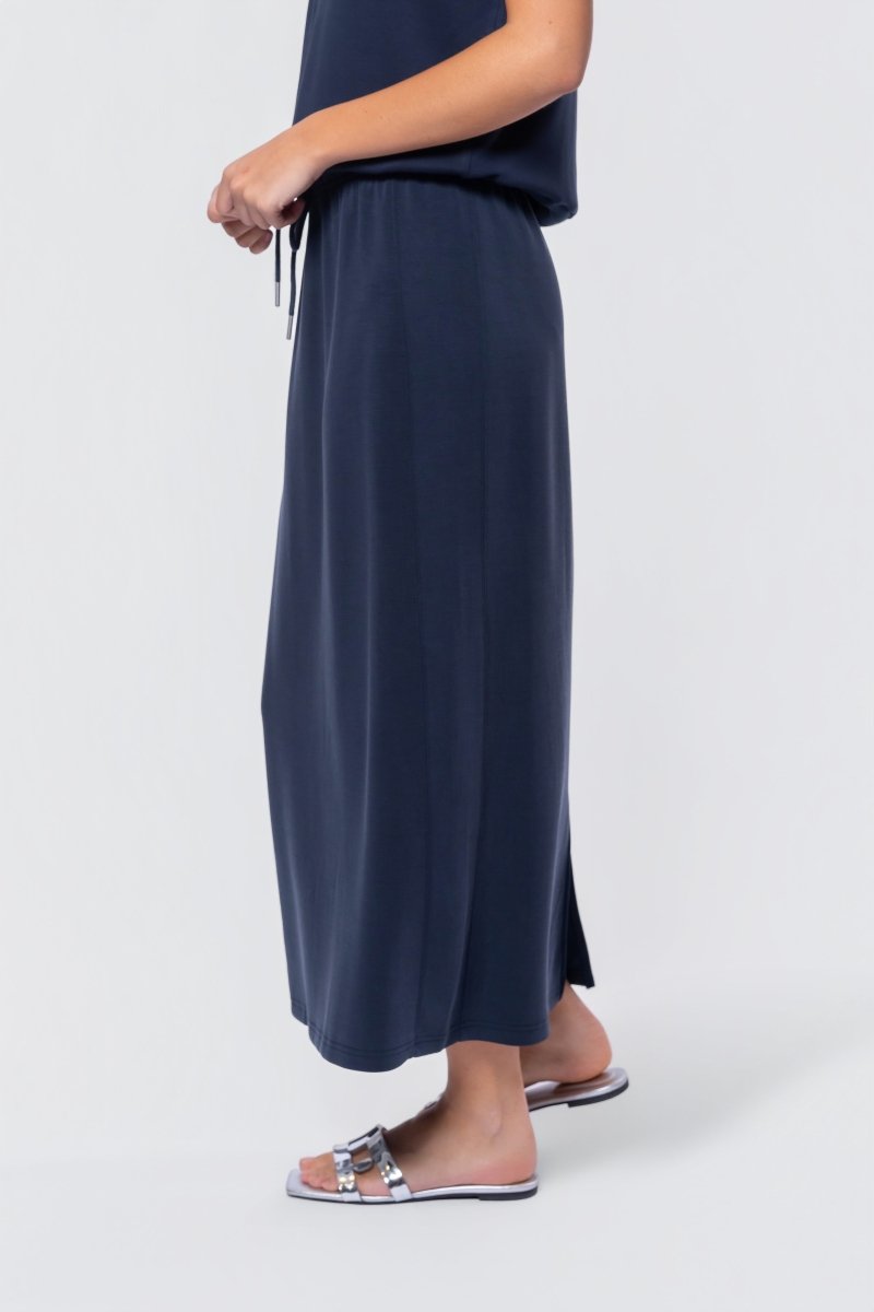 Mina Skirt 35" (Navy) - Skirt - Yakira Bella