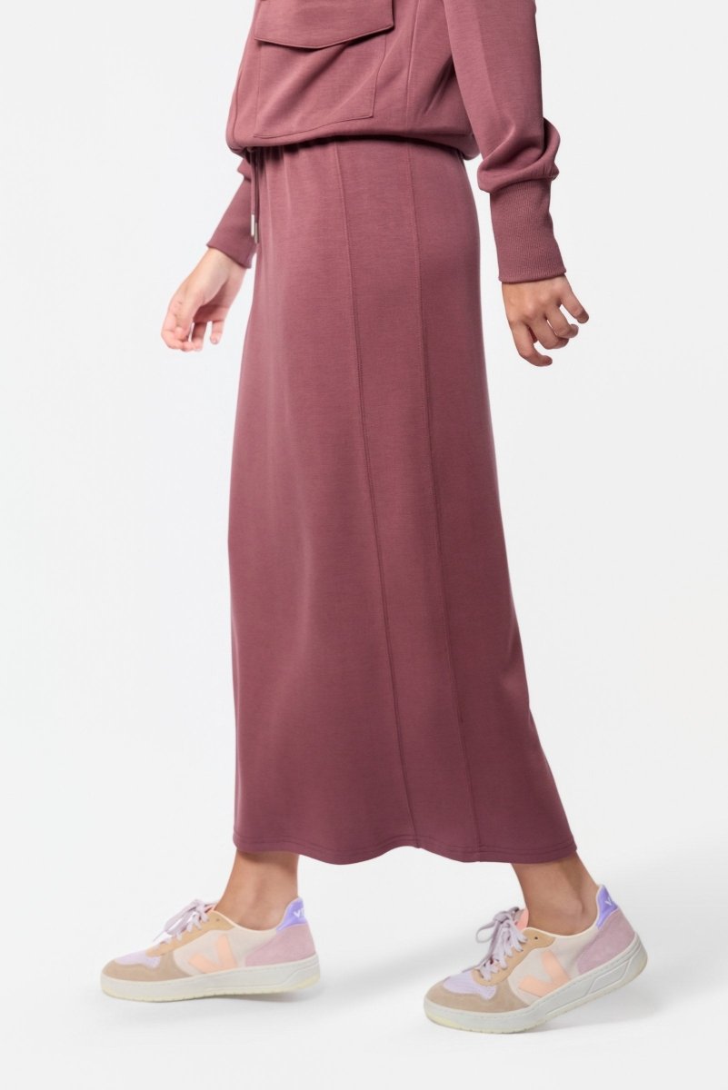 Mina Skirt 35" (Plum) - Skirt - Yakira Bella