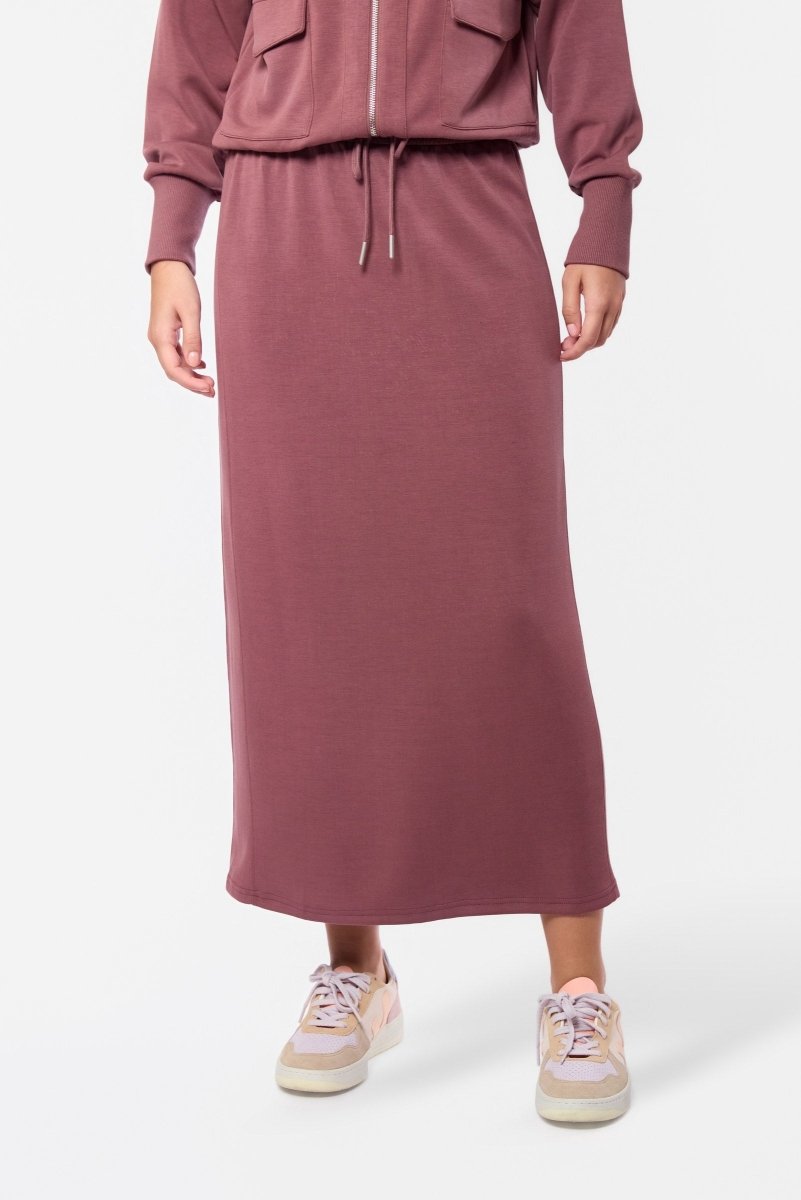 Mina Skirt 35" (Plum) - Skirt - Yakira Bella