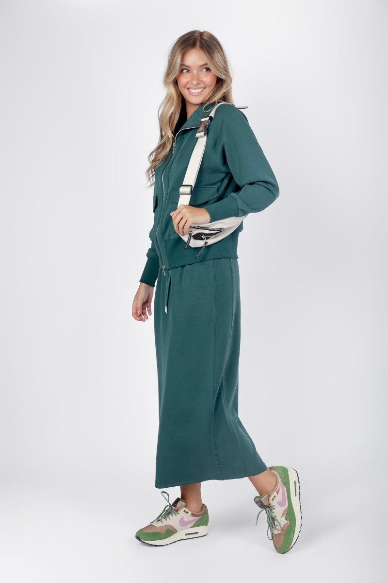 Mina Skirt (Dark Green) - Skirt - Yakira Bella