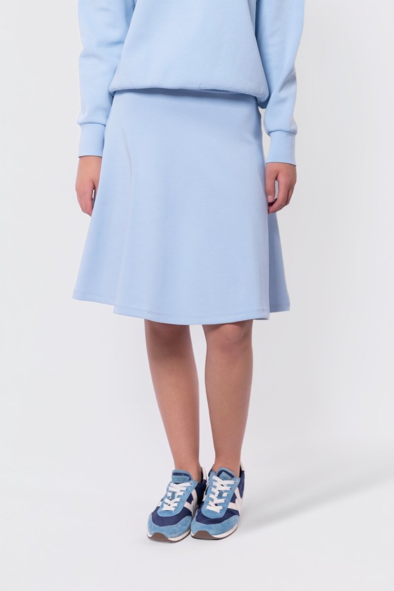 Mina swing skirt 23" (Baby Blue) - Skirt - Yakira Bella