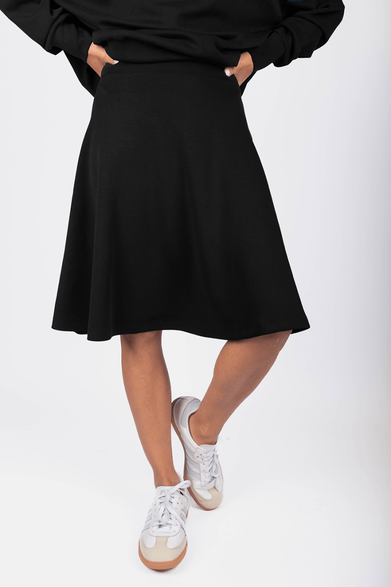 Mina Swing Skirt 23" (Black) - Skirt - Yakira Bella