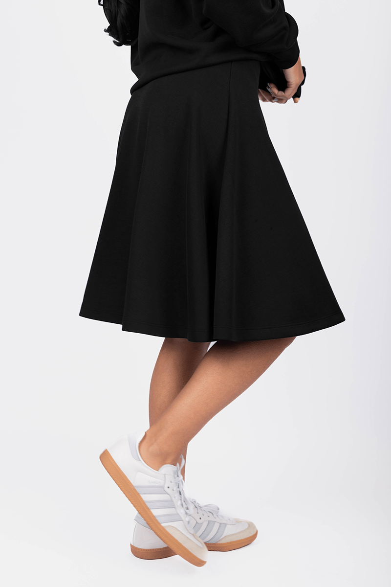 Mina Swing Skirt 23" (Black) - Skirt - Yakira Bella