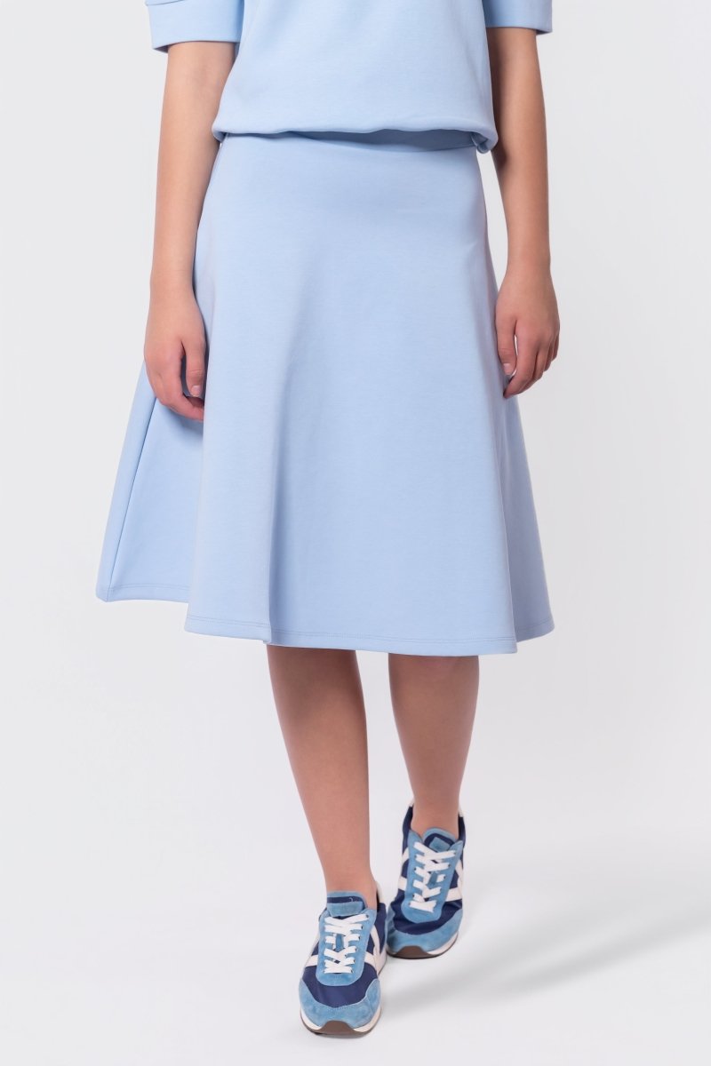 Mina Swing Skirt 26" (Baby Blue) - Skirt - Yakira Bella