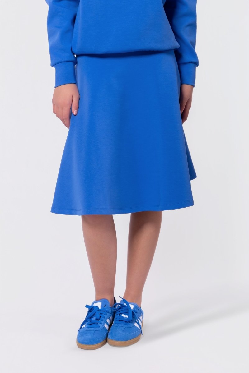 Mina Swing Skirt 26" (Marina Blue) - Skirt - Yakira Bella