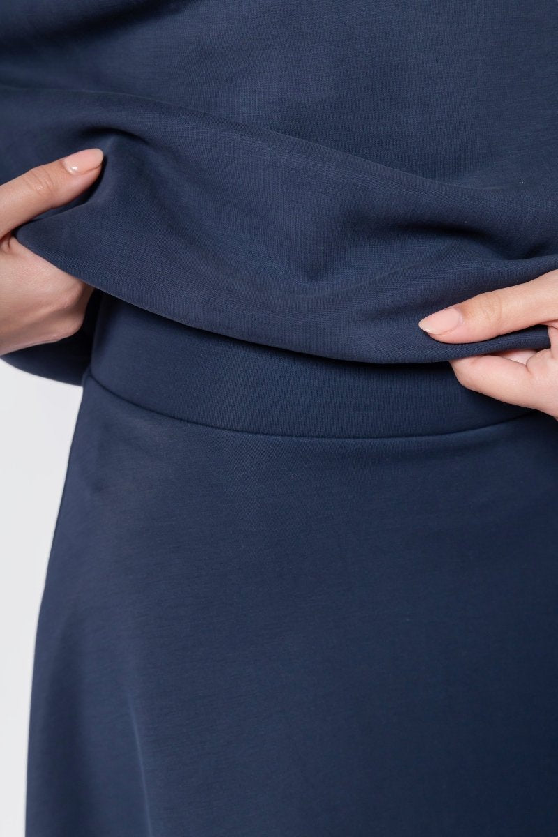 Mina Swing Skirt 26" (Navy) - Skirt - Yakira Bella