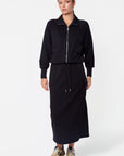Mina Zip Up Jacket (Black) - Top - Yakira Bella