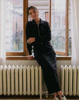 Mina Zip Up Jacket (Black) - Top - Yakira Bella