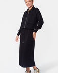 Mina Zip Up Jacket (Black) - Top - Yakira Bella