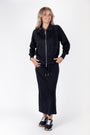 Mina Zip Up Jacket (Black) - Top - Yakira Bella