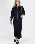 Mina Zip Up Jacket (Black) - Top - Yakira Bella
