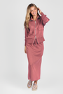 Mina Zip up Jacket (Dusty Rose) - Top - Yakira Bella
