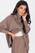 Mina Zip Up Jacket (Mocha)