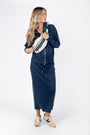 Mina Zip up Jacket (Navy) - Top - Yakira Bella