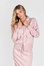 MINA ZIP UP JACKET (PINK) - Top - Yakira Bella