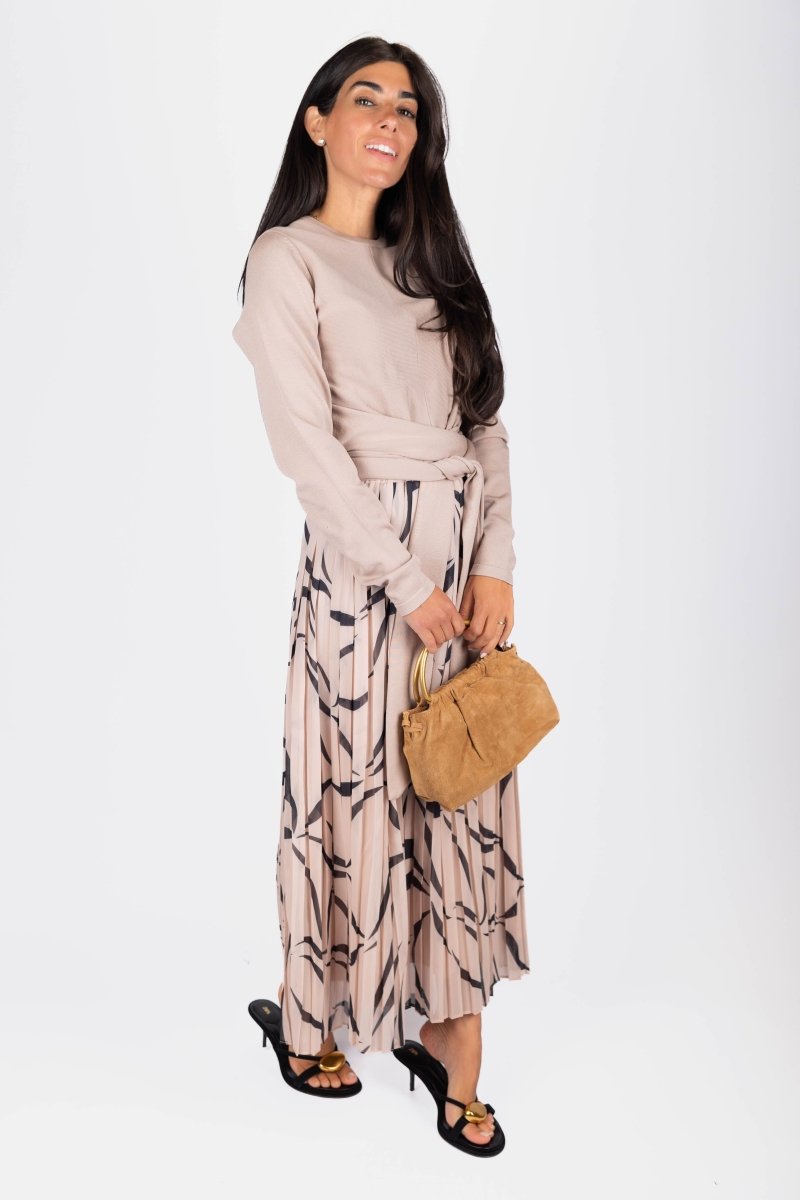 Mira Skirt (Beige) - Skirt - Yakira Bella