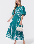 Mirella Dress (Green) - Dress - Yakira Bella