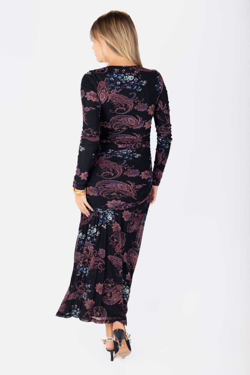 Miri Dress (Black Ground) - Dress - Yakira Bella