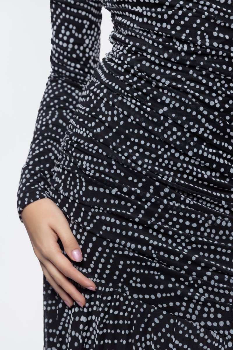 Miri Dress (Black Polka Dot) - Dress - Yakira Bella