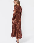 Miri Dress (Brown Flower) - Dress - Yakira Bella