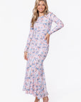 Miri Dress (Light Pink Flower) - Dress - Yakira Bella