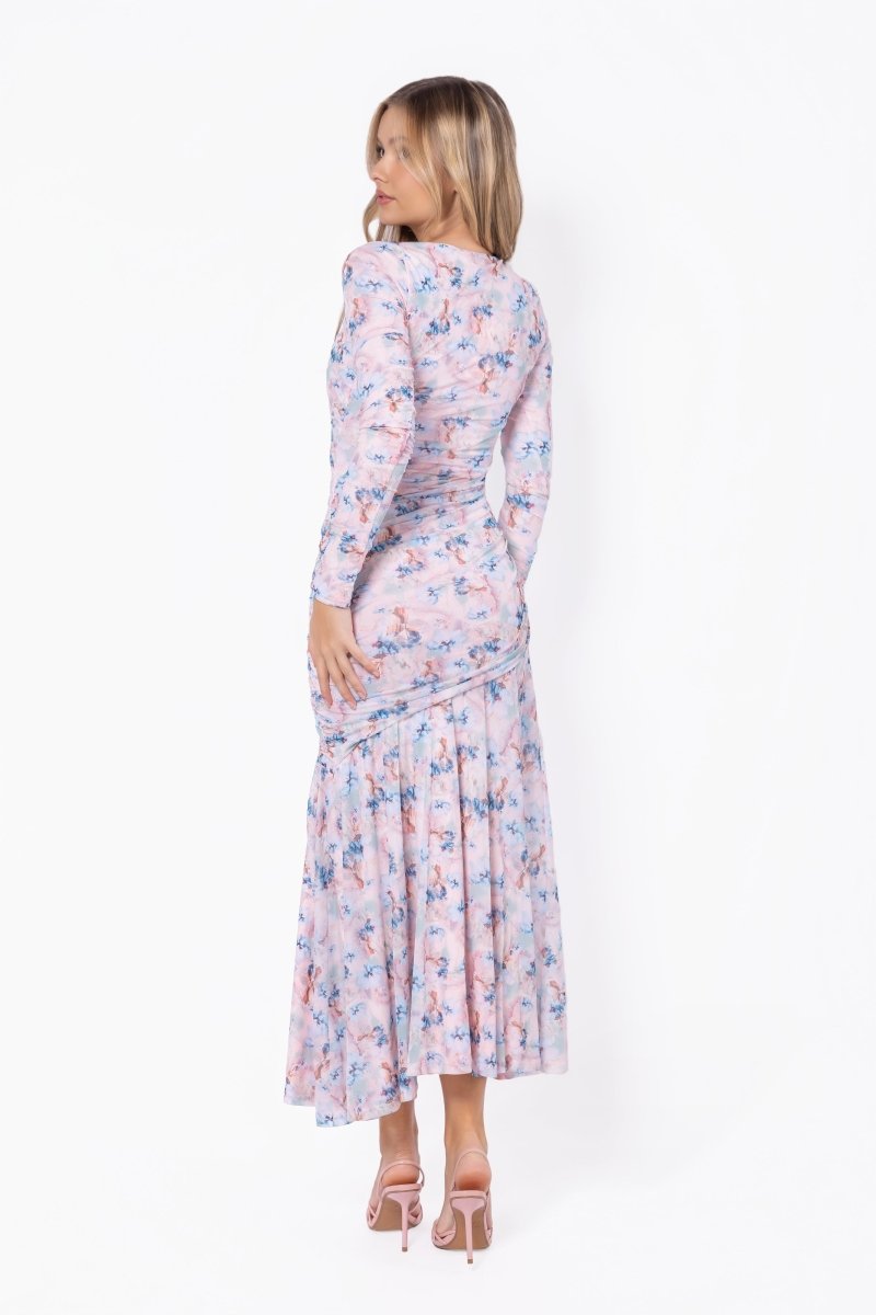 Miri Dress (Light Pink Flower) – Yakira Bella