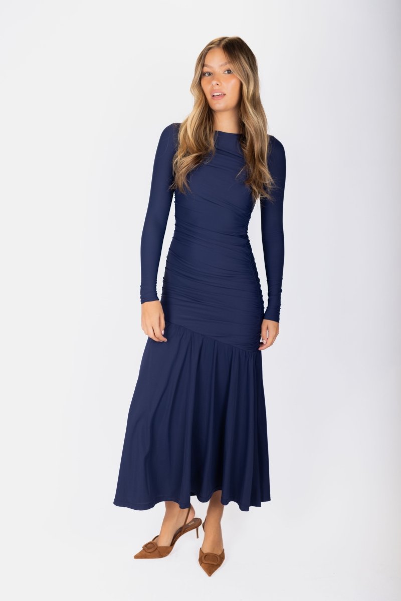 Miri Dress (Navy) - Dress - Yakira Bella